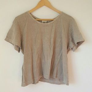 Trendy hemp crop Top